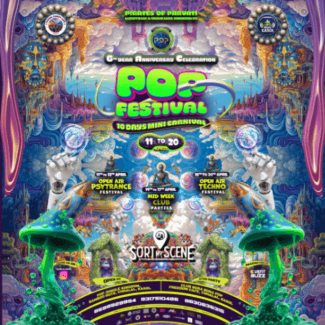 pop festival - 6th year anniversary celebration in kasol